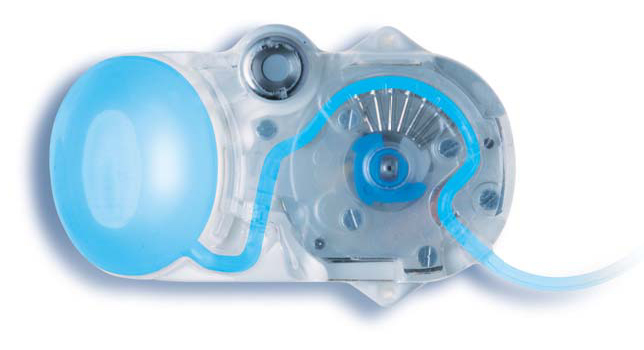 IPRECIO close-up with blue reservoir